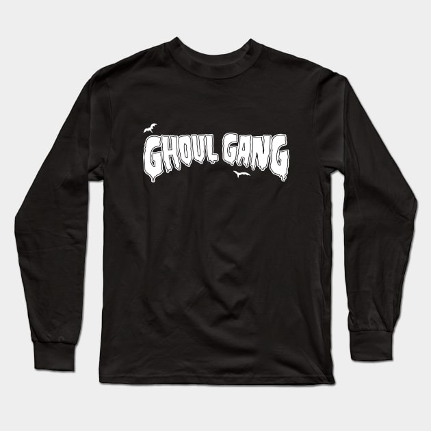 Ghoul Gang Spooky Girl Long Sleeve T-Shirt by PeakedNThe90s